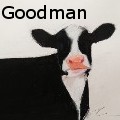 Jeanne Goodman - cow on left - Drawings
