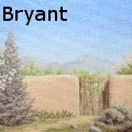 T. R. Bryant - Gate at Saint Juliana, Santa Fe NM - Oil Painting