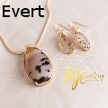 Kathy J. Evert - Montana agate set - Jewelry