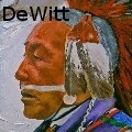 Lane DeWitt - Blackfeet Elder - Oil Painting